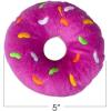 ArtCreativity Plush Donuts for Kids, Set of 12, Soft Stuffed Donut Toys in Assorted Colors, Cute Party Supplies, Easter Basket Fillers, 5 Inch