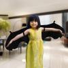 ArtCreativity Plush Wearable Bat Wings, 1 Pair, Kids’ Bat Halloween Costume Made of Soft Material, Dress Up Accessories for Boys and Girls in Black