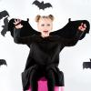 ArtCreativity Plush Wearable Bat Wings, 1 Pair, Kids’ Bat Halloween Costume Made of Soft Material, Dress Up Accessories for Boys and Girls in Black