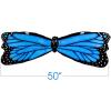 ArtCreativity Plush Wearable Butterfly Wings, 1 Pair, Butterfly Wings for Girls & Boys in Blue, Kids’ Butterfly Halloween Costume Made of Soft Material, Dress Up Accessories for Children