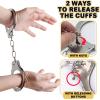 ArtCreativity Police Badge and Toy Handcuffs – Kids Polices Costume Accessories Set – Cop Badge with Clip and Chain – Metal Kids Handcuff Play Set with 2 Key – Police Toys for Halloween Costume