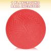 ArtCreativity Red Playground Ball for Kids, Bouncy 10 Inch Kick Ball for Backyard, Park, and Beach Outdoor Fun, Durable Outside Play Toys for Boys and Girls – Sold Deflated