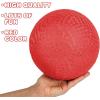 ArtCreativity Red Playground Ball for Kids, Bouncy 10 Inch Kick Ball for Backyard, Park, and Beach Outdoor Fun, Durable Outside Play Toys for Boys and Girls – Sold Deflated