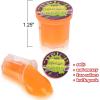 ArtCreativity Skull Head Noisy Putty Halloween Toys, Set of 24, Non-Candy Trick or Treat Supplies for Kids, Great as Halloween Party Favors, Halloween Goodie Bag Fillers, and Prank Toys, 4 Colors(48 pack slime)