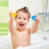 ArtCreativity Stacking Bath Toy for Toddlers – 7-Piece Nesting Mold Free Bath Toy with Drainage Holes – Fun Baby Bathtub Toy – Pastel Color Sensory Toy(Small (5.5 inches))