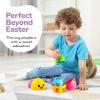 ArtCreativity Stacking Egg Cup Bath Toy – Set of 9 – Colorful Baby Nesting Doll Bath Toys for Toddlers Ages 1-3, 3-5 – Stacking Bunny & Chick Nesting Egg Toys for Kids – Early Learning Bathtime Fun