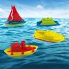 ArtCreativity Toy Boats for Water Play, (4 Pack), Pool Toys for Toddlers 3-5, Floating Toddler Pool Toys, Plastic Sailing Toy Boats for Bathtub, Summer Beach Play, Cute Party Favors for Boys & Girls(Multi-Pack Set of 4)