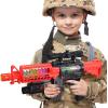ArtCreativity Toy Rifle Vibrating Toy Guns for Boys, 13.25 Inch Light Up Fake Gun with Sounds, Immersive Vibration, and Batteries Included, Military Toy Machine Gun, Toy Guns for Boys 8-12