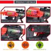 ArtCreativity Toy Rifle Vibrating Toy Guns for Boys, 13.25 Inch Light Up Fake Gun with Sounds, Immersive Vibration, and Batteries Included, Military Toy Machine Gun, Toy Guns for Boys 8-12