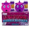 ArtCreativity Unicorn Bubble Machine for Kids, Set of 2, Bubble Blower with Bubble Solution Included, Pink & Purple Unicorn Bubble Toys for Girls & Boys, Princess Party Favors & Goodie Bag Filler
