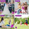 ArtCreativity Unicorn Bubble Machine for Kids, Set of 2, Bubble Blower with Bubble Solution Included, Pink & Purple Unicorn Bubble Toys for Girls & Boys, Princess Party Favors & Goodie Bag Filler
