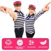 ArtCreativity Unisex Pink Captains Hat – 1 PC Adjustable Comfortable Sailor Hat for Halloween Costume with Snapback Closure – for Women and Men Costume Accessories