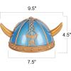 ArtCreativity Viking Helmet for Kids and Adults, 1PC, Viking Costume Helmet with Classic Horn Design, Viking Costume Prop for Halloween, Dress Up Parties, and Photo Booth, Unique Birthday Hat