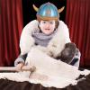 ArtCreativity Viking Helmet for Kids and Adults, 1PC, Viking Costume Helmet with Classic Horn Design, Viking Costume Prop for Halloween, Dress Up Parties, and Photo Booth, Unique Birthday Hat