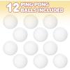 ArtCreativity White Ping Pong Balls – Pack of 12 – Mini 1.5 Inch Ping Pong Balls for Goldfish Game, Halloween Table Games, Fun Carnival Games Supplies for Kids, Parties