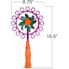 ArtCreativity Windmill Bubble Wand, 15.5 Inch Bubble Blower and Pinwheel Spinner for Kids with Solution in Handle, Outdoor Activity for Summer and Backyard Fun, Best Gift for Boys and Girls