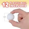 Gamie Bucket Ping Pong Ball Game Includes 9 Metal Buckets, 12 Balls, and 1 Number Sticker Sheet – Fun Party Activity for Kids and Adults, Carnival Games for Kids