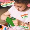 Halloween Monster Craft Sewing Kit for Kids – Sewing Craft Kit with 12 Monster Characters, 6 Child-Friendly Needles, 7 Thread Bundles, 1 Bag of Stuffing, and Scissors – Sewing Craft Ages 5 6 7 8 9 10+