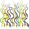 ArtCreativity 12 Packs of Fake Snakes 14 Inch – Realistic Assorted Rubber Snake Toy for Kids – Snakes Garden Props to Scare Birds, Birthday Party Favor, Halloween Props, Prank Gift for Boys and Girls