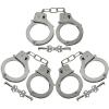 ArtCreativity 3 pack Metal handcuffs for Kids with keys, Costume Prop Accessory Party Favors, Pretend Play Toy Hand Cuffs, Gift for Boys and Girls, Police Toys for Halloween Costume