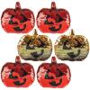 ArtCreativity 6 Pieces Flip Sequins Pumpkin Halloween Toys, Color-Changing Sequins, Soft Stuffed Toys, Fun Halloween Party Favors