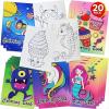 ArtCreativity Assorted Mini Coloring Books Bulk -Pack of 20 Small Color Booklets in 5 Designs – Perfect Kids Party Favors – Educational Art Gifts for Toddlers, Boys and Girls Ages 3-5, 6-8