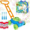 ArtCreativity Bubble Lawn Mower for Toddlers 1-3, Kids Bubble Machine for 1 Year Old Boy Gifts, Bubbles Blowing Push Toys for Kids, Summer Outdoor Gardening Toys for Birthday Gifts Boys & Girls(Blue)