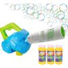 ArtCreativity Bubble Leaf Blower with 3 Refill Solutions, Bubble Toys for Toddlers 1-3, Birthday Gift Toys, Fun Outdoor Bubble Machine for Kids, Summer Outdoor Activities for Kids Ages 3-5