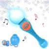 ArtCreativity Bubble Wand for Kids Toys, Light Up Automatic Bubble Blower Maker Wand with LED & Music, Toddler Bubble Toy, Fluid & Batteries Included, Great Gift Idea, Bubbles Party Favor – Blue(Blue)