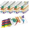 ArtCreativity Bulk Crayon Packs, 25 Sets of 6 Packs Total 150 Crayons Bulk Non-Toxic Individual Packs for Kids & Classroom Teachers, Easter Basket Stuffers, Crayons Party Favors for Toddlers(150 Set of 6-Packs (900 Ct))