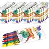 ArtCreativity Bulk Crayon Packs, 25 Sets of 6 Packs Total 150 Crayons Bulk Non-Toxic Individual Packs for Kids & Classroom Teachers, Easter Basket Stuffers, Crayons Party Favors for Toddlers(200 Set of 6-Packs (1200 Ct))