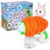 ArtCreativity Bunny Bubble Gun – Fun Carrot-Shaped Easter Bubbles Toy with 100ml Solution – Perfect Easter Stuffers for Kids, Toddler Boy Basket Stuffers, and Bubble Play for Boys & Girls