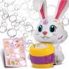 ArtCreativity Bunny Bubble Machine for Toddlers – Bunny Rabbit Bubble Blower Machine Toy for Kids with Refill Solutions, Music, & Batteries – Animal Party Favors and Activities for Girls and Boys