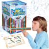 ArtCreativity DIY Bubble Wand Craft for Kids – Set of 300 Straws, Bubble Solution and How-to Guide – – Bubble Wand Craft for Toddlers in 6 Colors – Bubble Blower Craft Ages 4-10