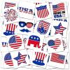 ArtCreativity Dragon Individual Temporary Tattoos for Kids – Bulk Pack of 144 Pre-Cut Dragons Tattoos in Assorted Designs, Non-Toxic 2 Inch – Dragon Tattoo Birthday Party Favors, Goodie Bag Stuffers(Patriotic)