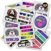 ArtCreativity Dragon Individual Temporary Tattoos for Kids – Bulk Pack of 144 Pre-Cut Dragons Tattoos in Assorted Designs, Non-Toxic 2 Inch – Dragon Tattoo Birthday Party Favors, Goodie Bag Stuffers(WWJD)