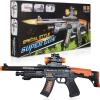 ArtCreativity Elite Ops Toy Gun for Kids – Machine Gun Toy for Boys with Moving Bullets, Flashing Lights, and Sounds Kids Guns – Battery Operated Toy Gun for Kids 8,9,10,11,12, in Colorful Gift Box