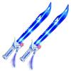 ArtCreativity Fiber Optic Shark Sword with Cool LED & Sound Effects, Set of 2, 23.5 Inch Toy Swords for Kids, Halloween Dress-Up Costume Accessories, Best Birthday Gift for Boys and Girls