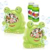 ArtCreativity Frog Bubble Machine for Kids (Pack of 2) Includes 2 Bubble Blowing Machine and 2 Bottles of Solution, Summer Outdoor Toys, Party Favor Activity – Best Gift for Boys, Girls, and Toddlers