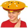 ArtCreativity Funny Hamburger Hat – Soft Plush Costume Accessory, Pizza Party Supplies Decoration – One Size Fits Most, Crazy Silly Hat for Halloween