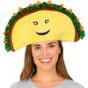 ArtCreativity Funny Taco Hat for Kids and Adults, Fun Halloween Costume Accessory, Cinco De Mayo Party Supplies Decorations, One Size Fits Most, Crazy Silly Hat with Felt Toppings and Plush Fabric