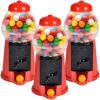 ArtCreativity Gumball Machine for Kids, Set of 2, 6.5″ Desktop Bubble Gum Mini Candy Dispenser, Unique Money Saving Coin Bank, Valentines Gift, Vintage Office Desk Decoration (Gumballs not Included)(3 Pack)