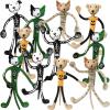 ArtCreativity Halloween Bendable Figures – Set of 12 Flexible Dog and Cat Toys in 4 Spooky Designs, Fun Halloween Toys for Kids, Non-Candy Trick or Treat Supplies, and Party Favors