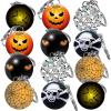 ArtCreativity Halloween Keychain Assortment, Set of 36, Metal Keychains in Assorted Designs, Great as Halloween Party Favors, Halloween Gifts, Teacher’s Awards, Non-Candy Trick or Treat Supplies