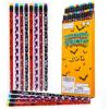 ArtCreativity Halloween Pencils for Kids with Erasers, 24 Pack Wooden Pencils in 4 Spooky Designs – Non-Candy Trick or Treat Favors and Classroom Goodie Bag Stuffers