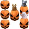 ArtCreativity Halloween Squeeze Pop-Out Toys, Set of 6, Halloween Stress Relief Toys for Kids with Pop-Out Characters, Great as Non-Candy Halloween Treats, Trick or Treat Supplies, and Prank Toys
