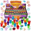 ArtCreativity Halloween Stamps for Kids, Pack of 100 Assorted Pre-Inked Spooky Stampers, Best for Party Favors, Goodie Bag Fillers, Trick or Treat Toy Supplies, Birthday Gift Bags, Pumpkin Stamp