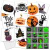 ArtCreativity Individual Halloween Temporary Tattoos for Kids – Pack of 160-2 Inch Non-Toxic Tattoos in 8 Spooky Designs – Trick or Treat Halloween Gifts, Party Favors Supplies, and Goodie Bag Fillers(Individual Glow in the dark Tattoos  Pack of 144)