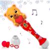 ArtCreativity Light Up Christmas Santa Bubble Wand for Kids, 14″ Bubble Blower with Lights & Sound Effects, Bubbles for Kids Ages 1-6 Bubble Toys, Christmas Goodie Bag Stocking Stuffers for Toddlers(Valentine’s Bubble Wand)