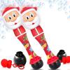 ArtCreativity Light Up Christmas Santa Bubble Wand for Kids, 14″ Bubble Blower with Lights & Sound Effects, Bubbles for Kids Ages 1-6 Bubble Toys, Christmas Goodie Bag Stocking Stuffers for Toddlers(Christmas Bubble Wand (2 Pack))